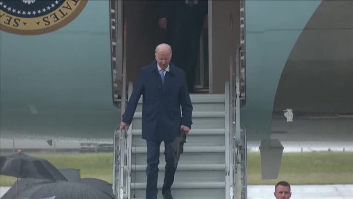 Biden Japan arrival