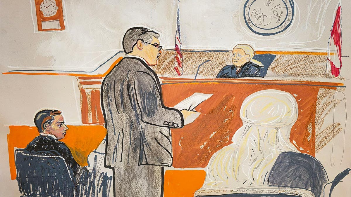 Hunter Biden court sketch