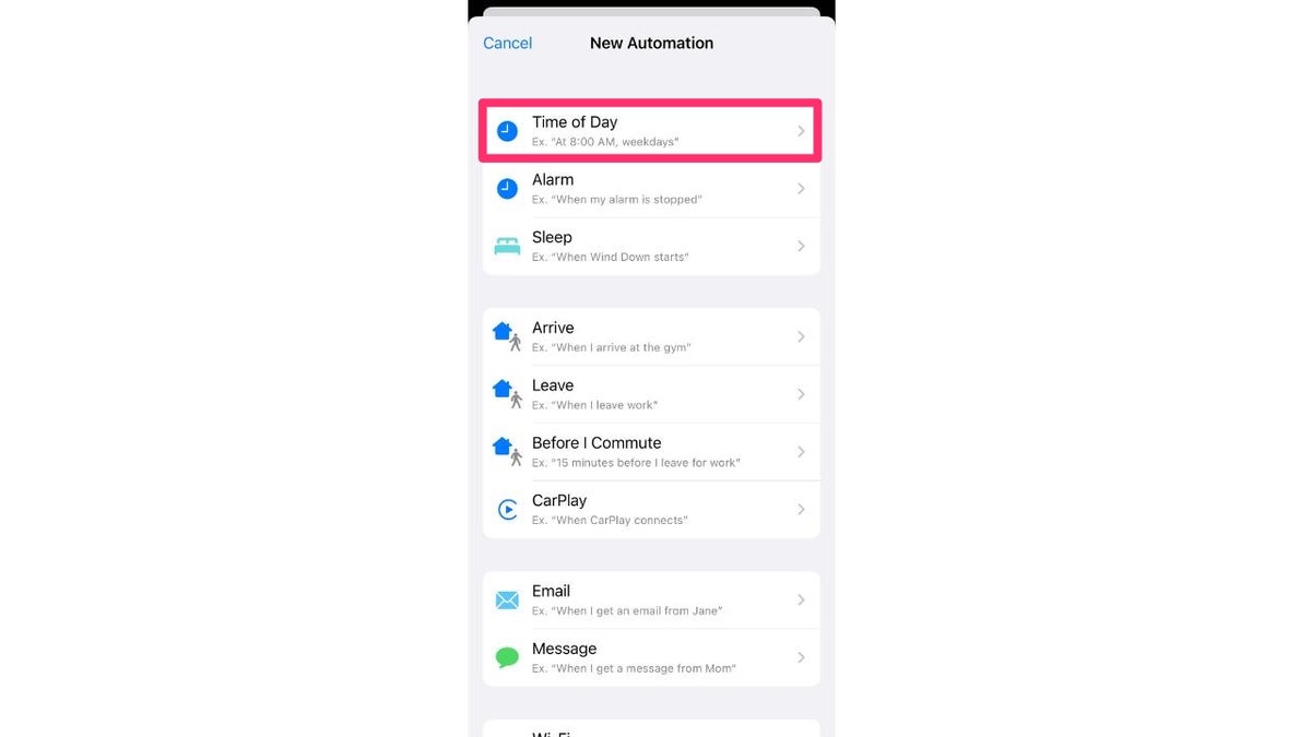 New automation app for iPhone