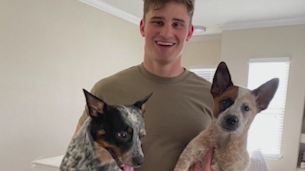 Jacob Normali with dogs