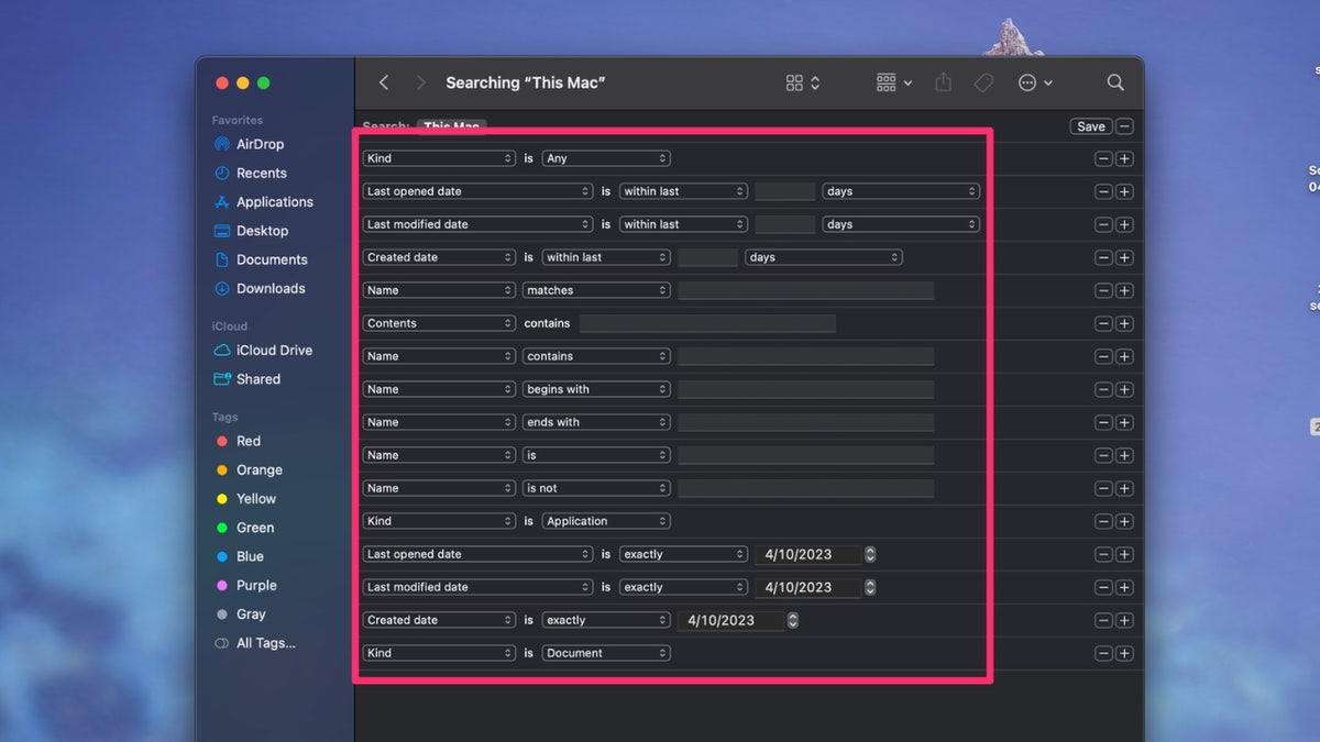 Simplify finding lost items on your computer using the dropdown