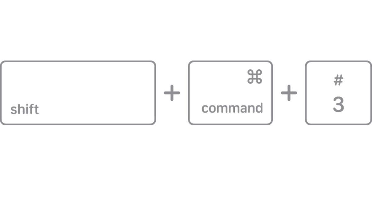 Screenshot- Shift, command, 3 at same time to screenshot on Mac