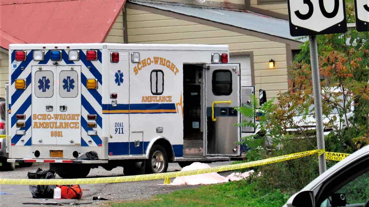 An ambulance