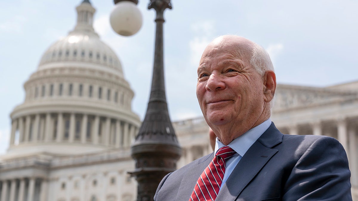 Ben Cardin during a press conference