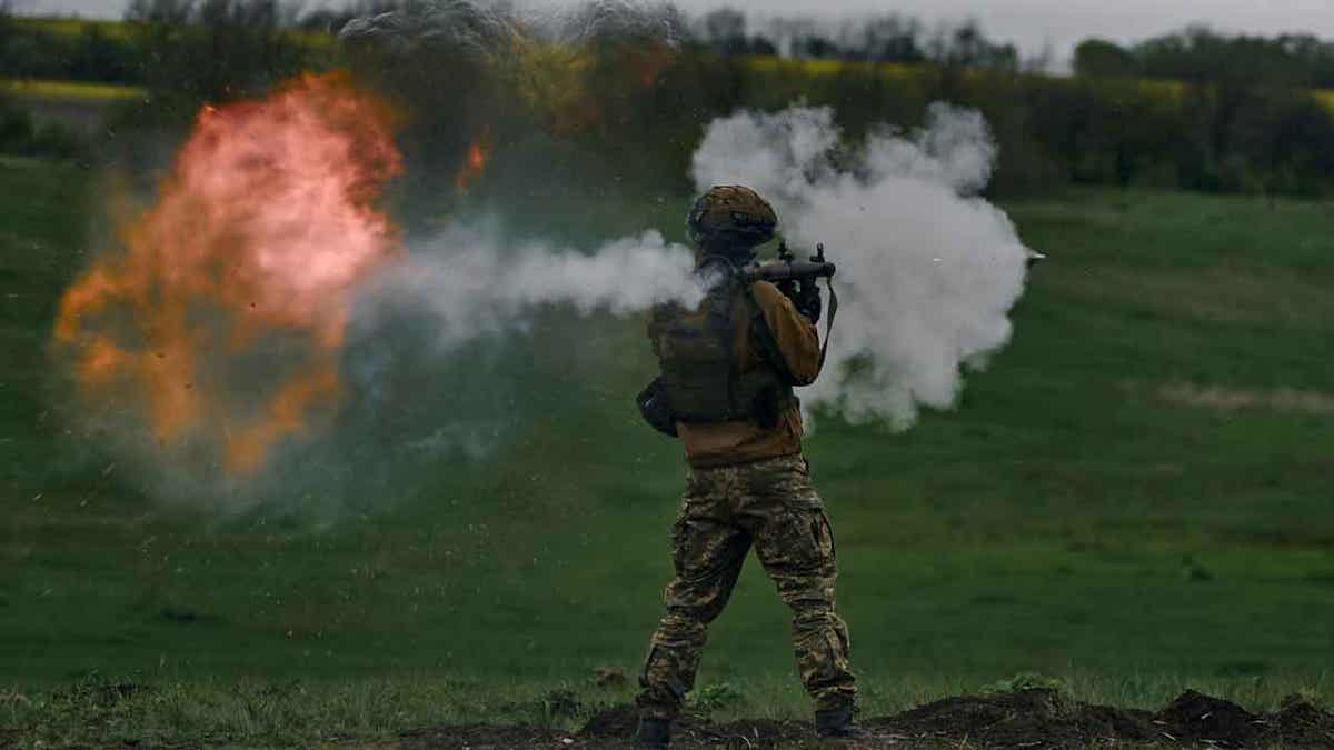 Ukrainian soldier