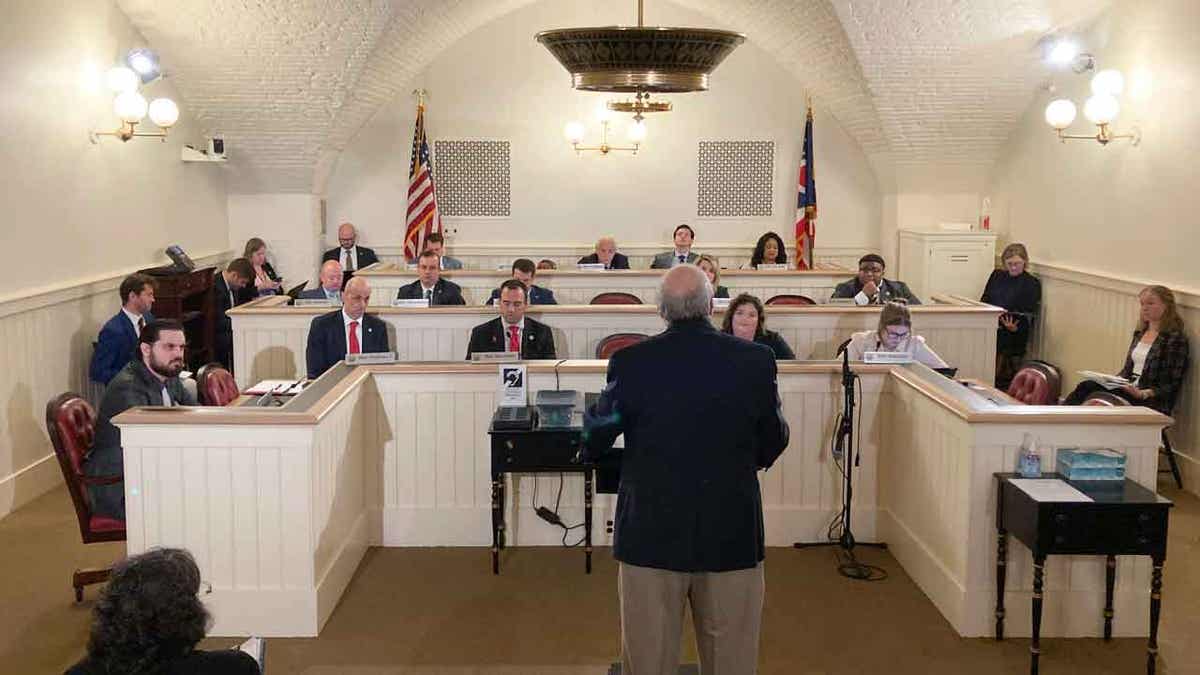 Members of the Ohio House Constitutional Resolutions Committee
