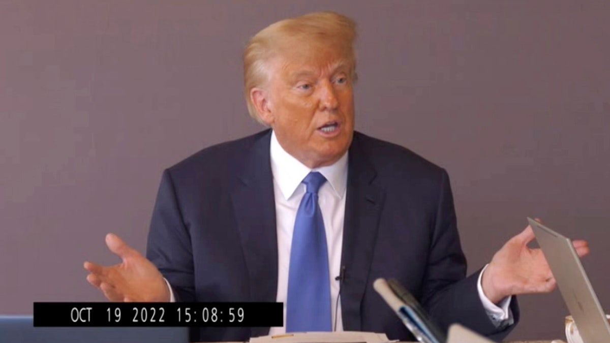 Trump deposition video