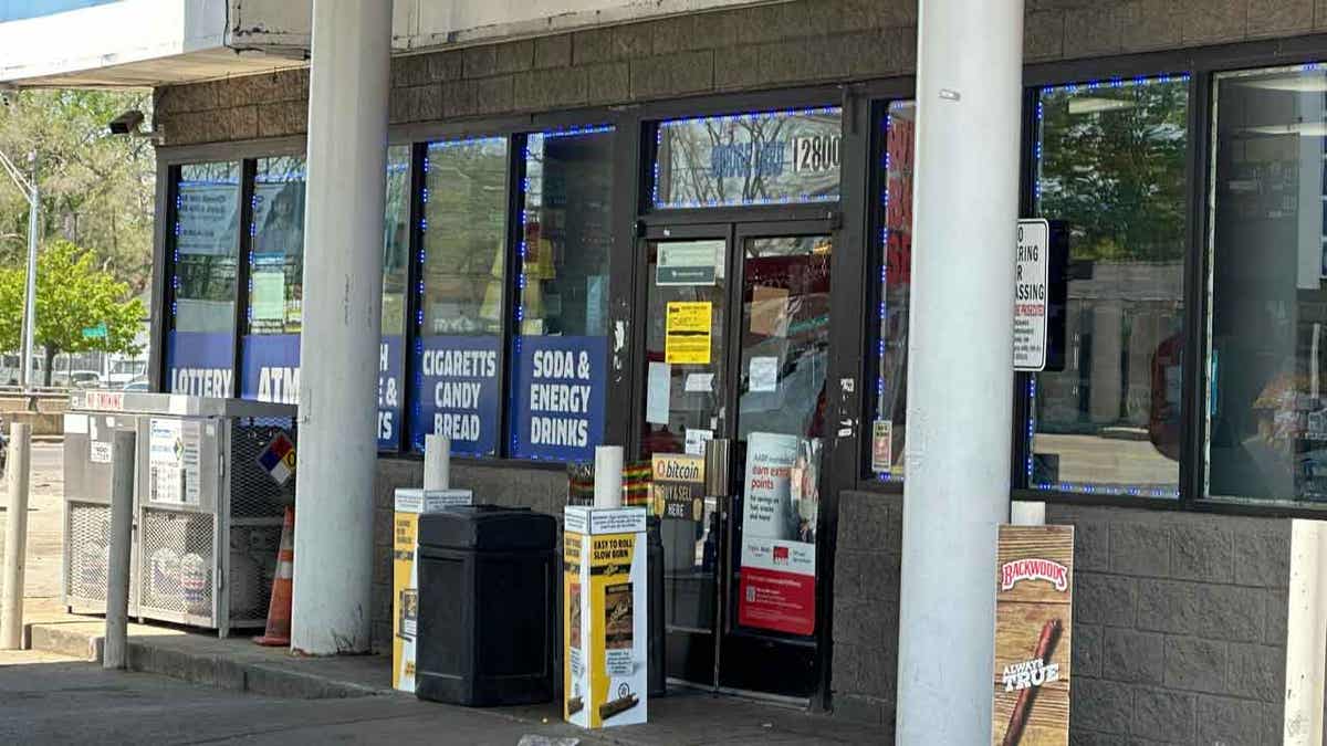 Gas station where shooting occurred