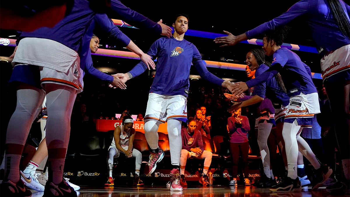 Brittney Griner is introduced