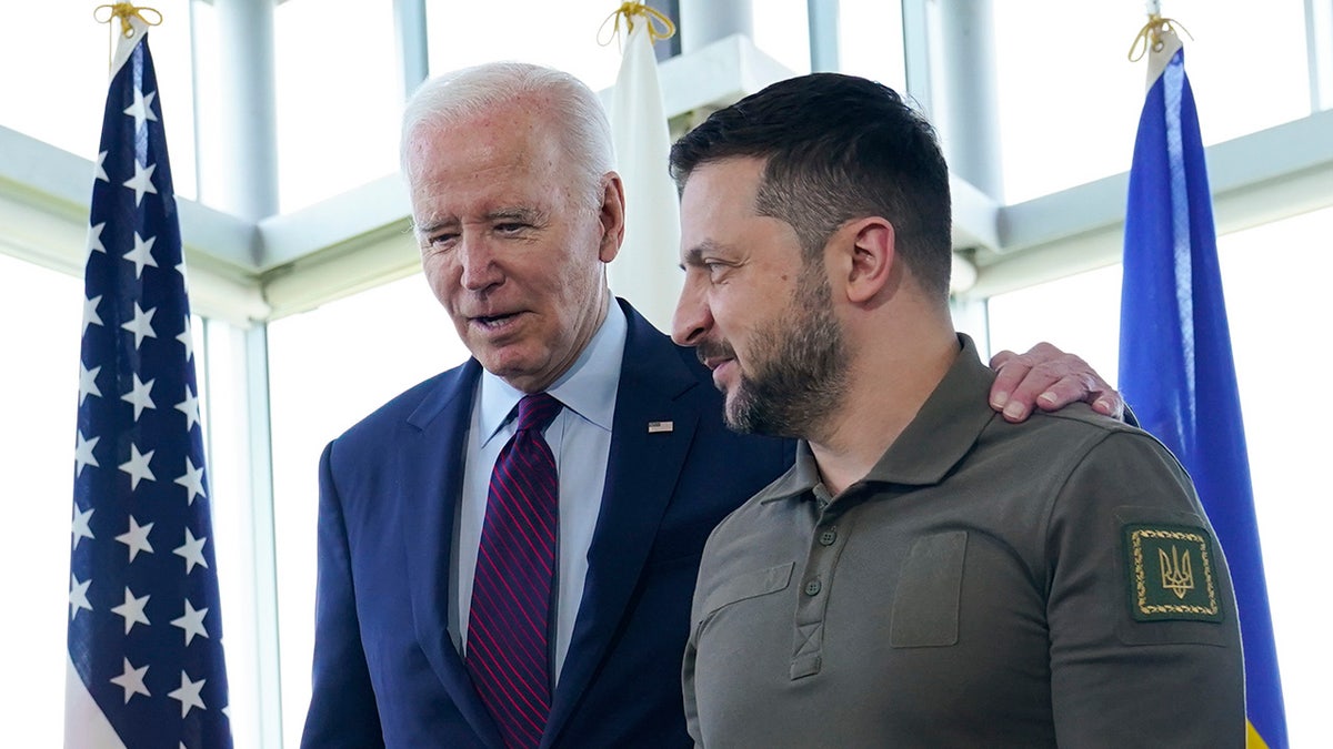 Biden with Zelenskyy in Japan