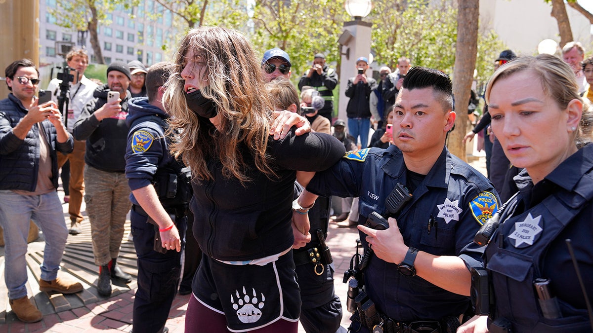 Protester arrested in San Francisco