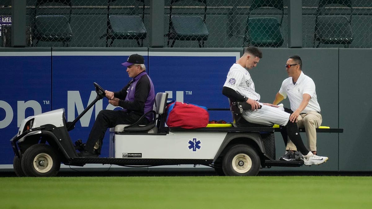 Brenton Doyle was carted off the field