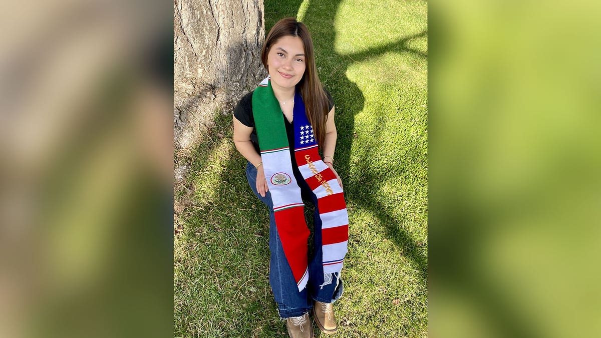 Mexican American graduation sash