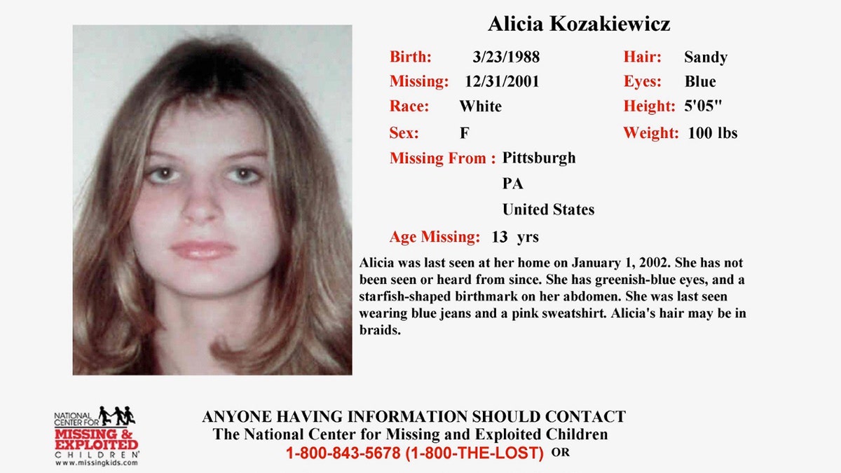 Alicia Kozak missing poster