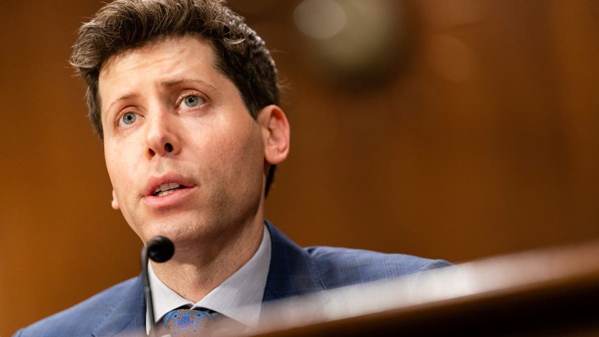 then-OpenAI CEO Sam Altman on Capitol Hill in May 2023