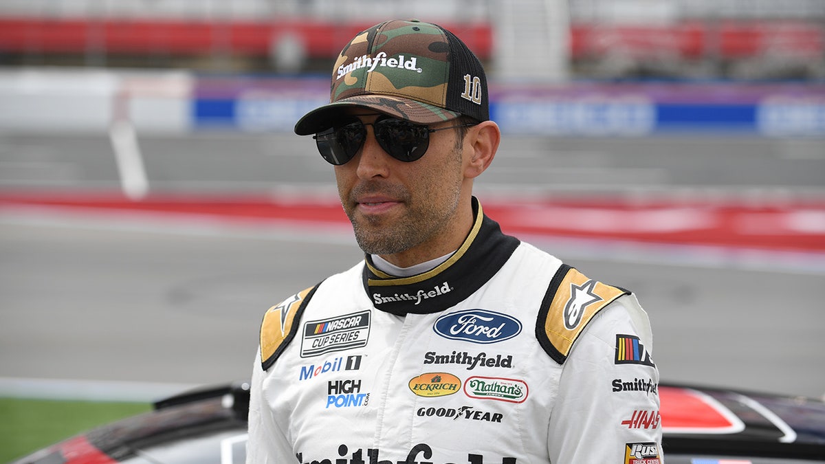 Aric Almirola in Charlotte