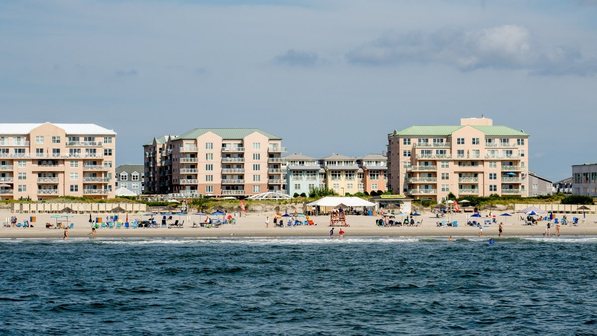 The beach in Wildwood, New Jersey