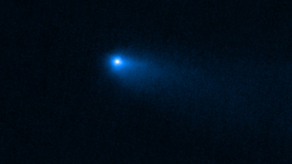 Comet in the night sky