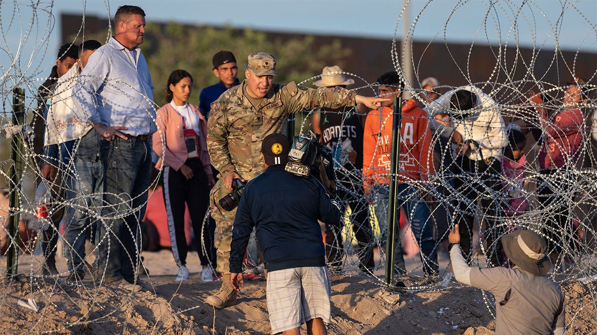 National Guard soldier at border