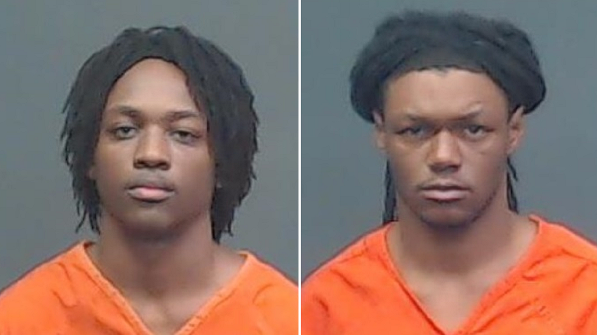 Kamauri Butler, left, remains on the run Monday while Demarco Banks, right, turned himself in early this morning following the weekend shooting, police say.