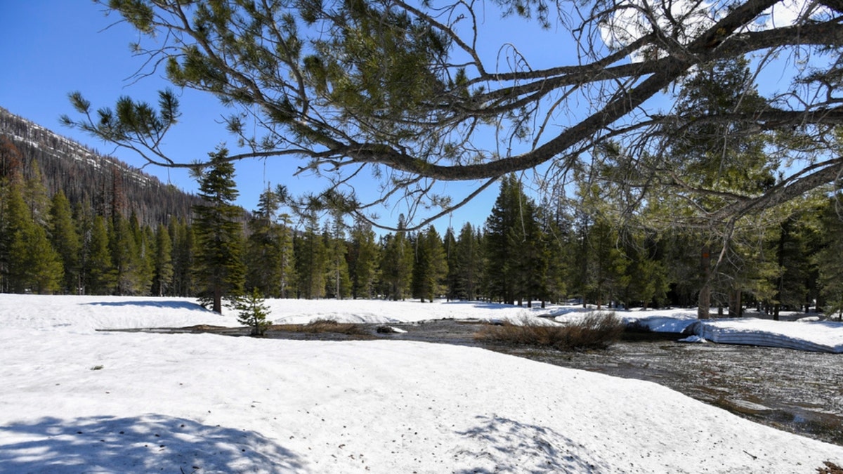 Snow runoff in California