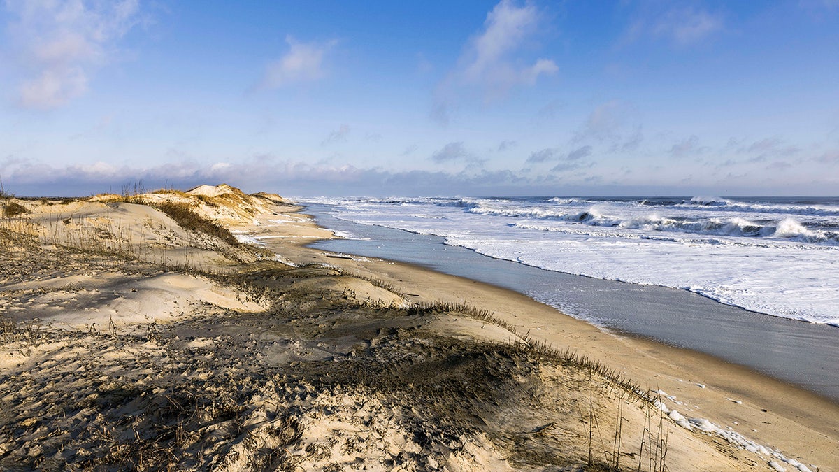 Dunes and ocean at Cape Hatteras National Seashore