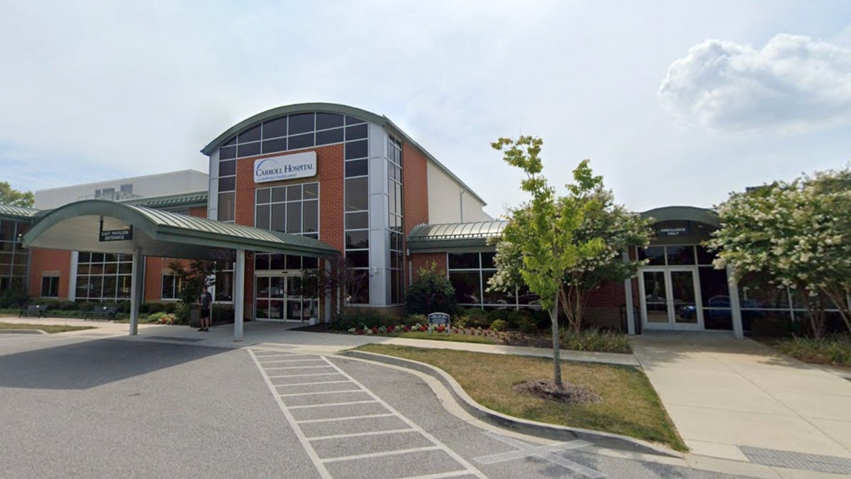 Carroll Hospital in Maryland seen from street