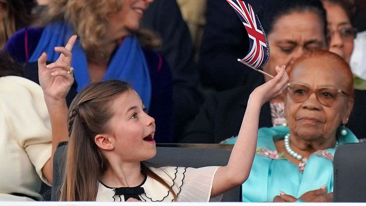 Britain's Princess Charlotte of Wales attends the Coronation Concert