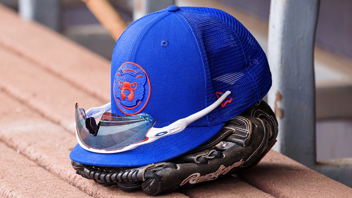 Cubs hat in spring training
