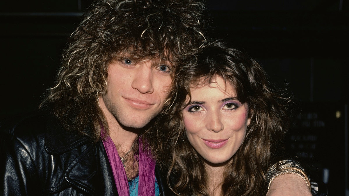 Jon Bon Jovi with Dorothea Hurley in 1985