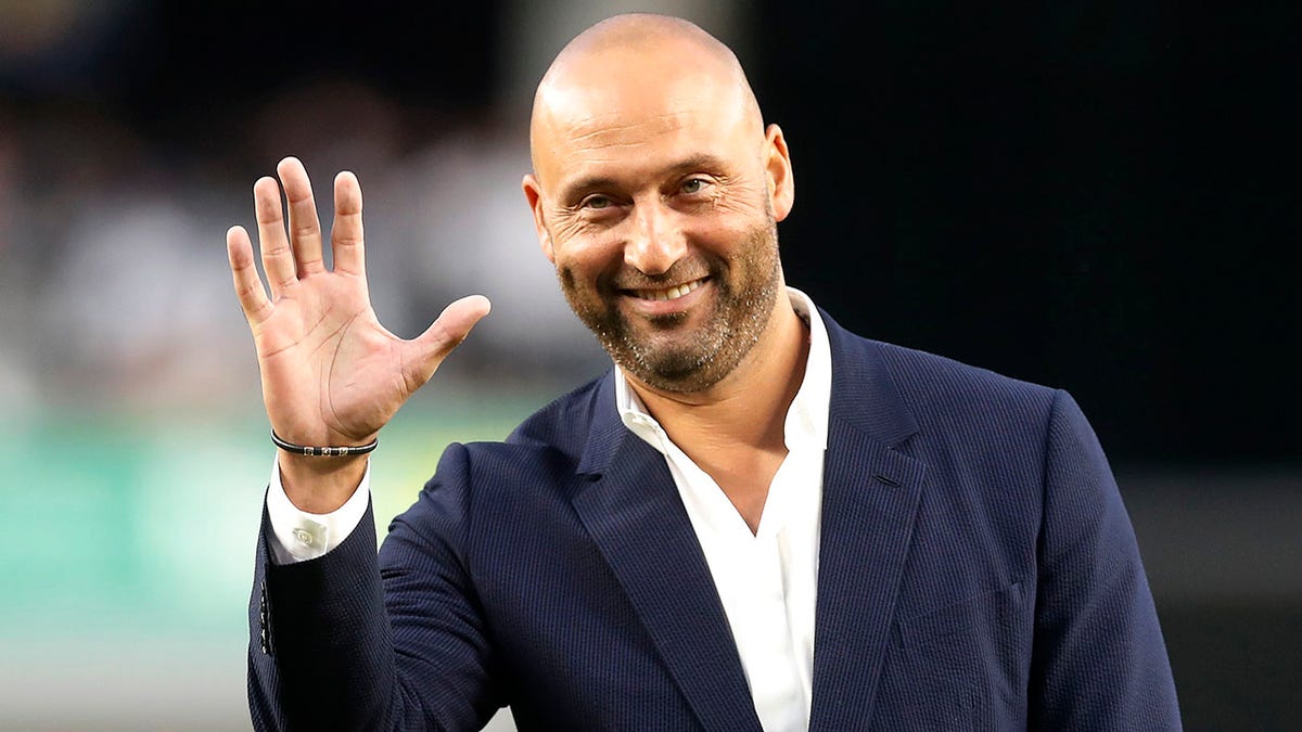 Derek Jeter attends premiere of upcoming series The Captain in New York  City with wife Hannah Jeter