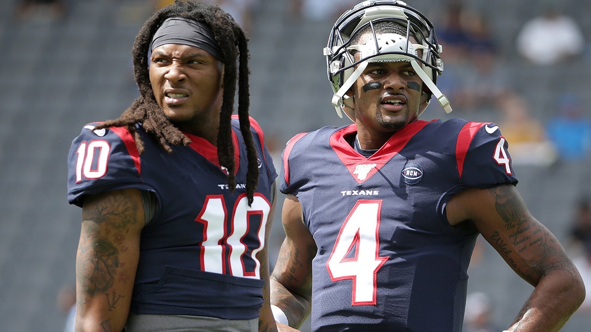 DeAndre Hopkins and Deshaun Watson