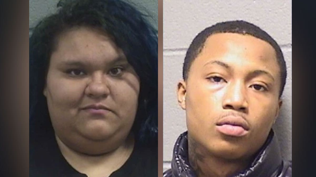 Kasandra Claudio and Dwain Johnson mugshots