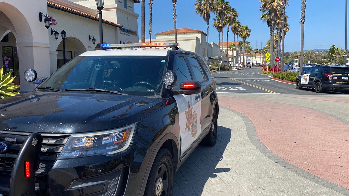 Two police cars