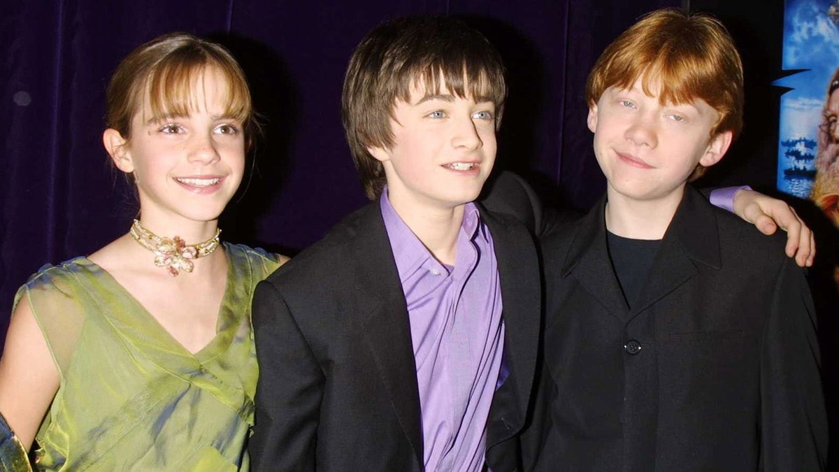 Emma Watson, Daniel Radcliffe, Rupert Grint at New York premiere of Harry Potter
