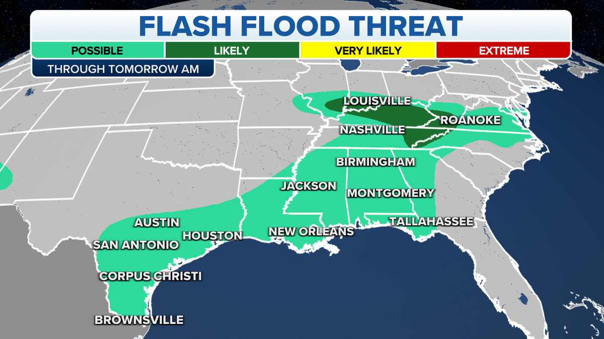 Flash flood threats