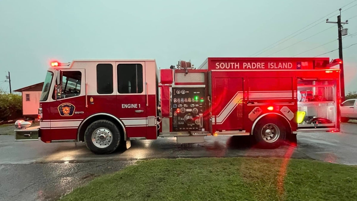 A South Padre Island fire truck
