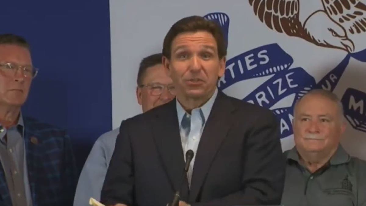 DeSantis speaking about Trump