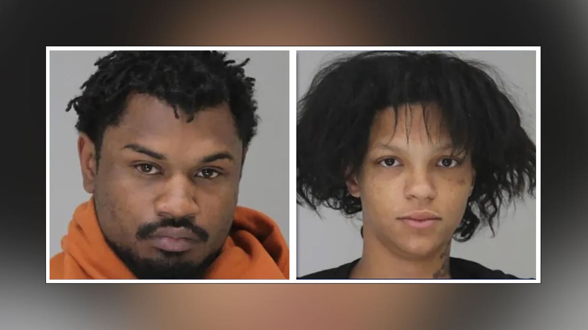 Gabriel Leuyas and Breaira Martin mugshots