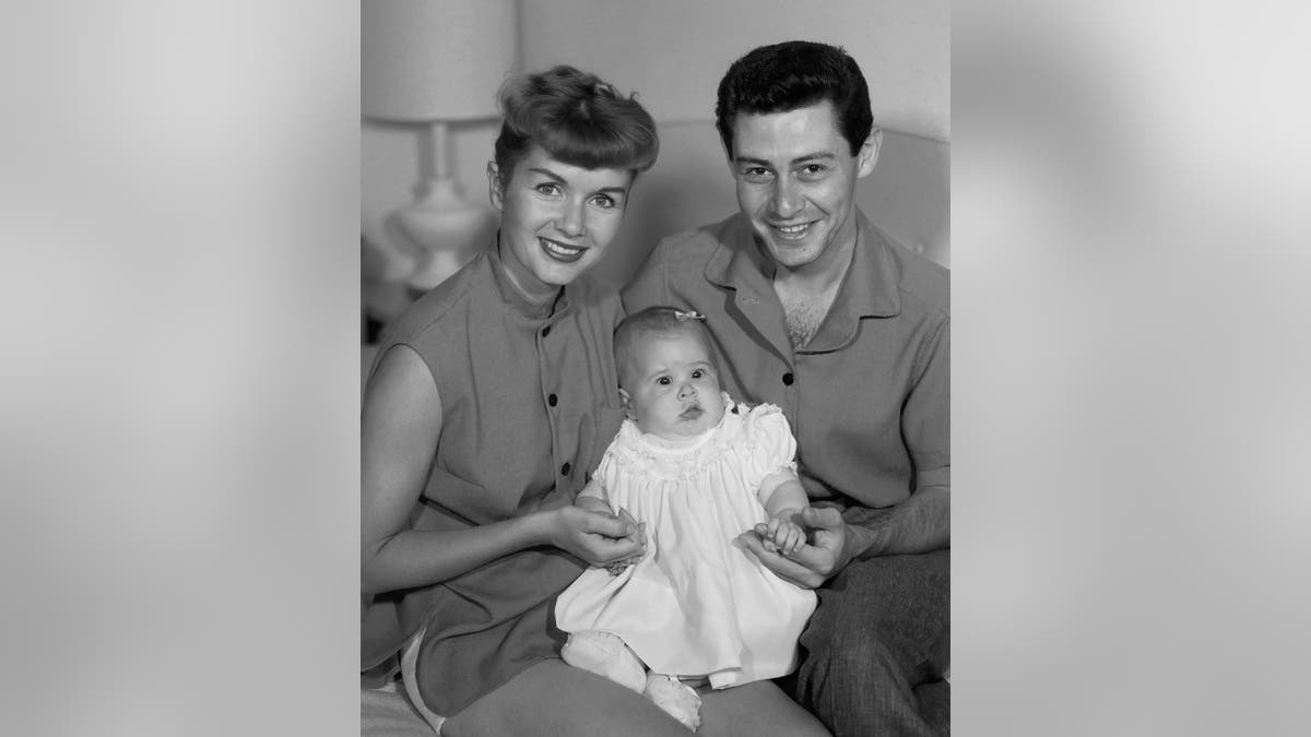 Debbie Reynolds, Eddie Fisher and Carrie Fisher