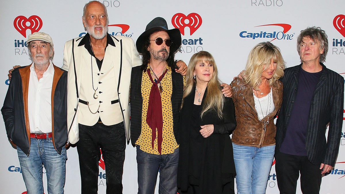 Fleetwood Mac band members at the iHeartradio Music Festival in 2018