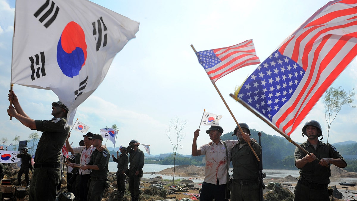 Korean War reenactment