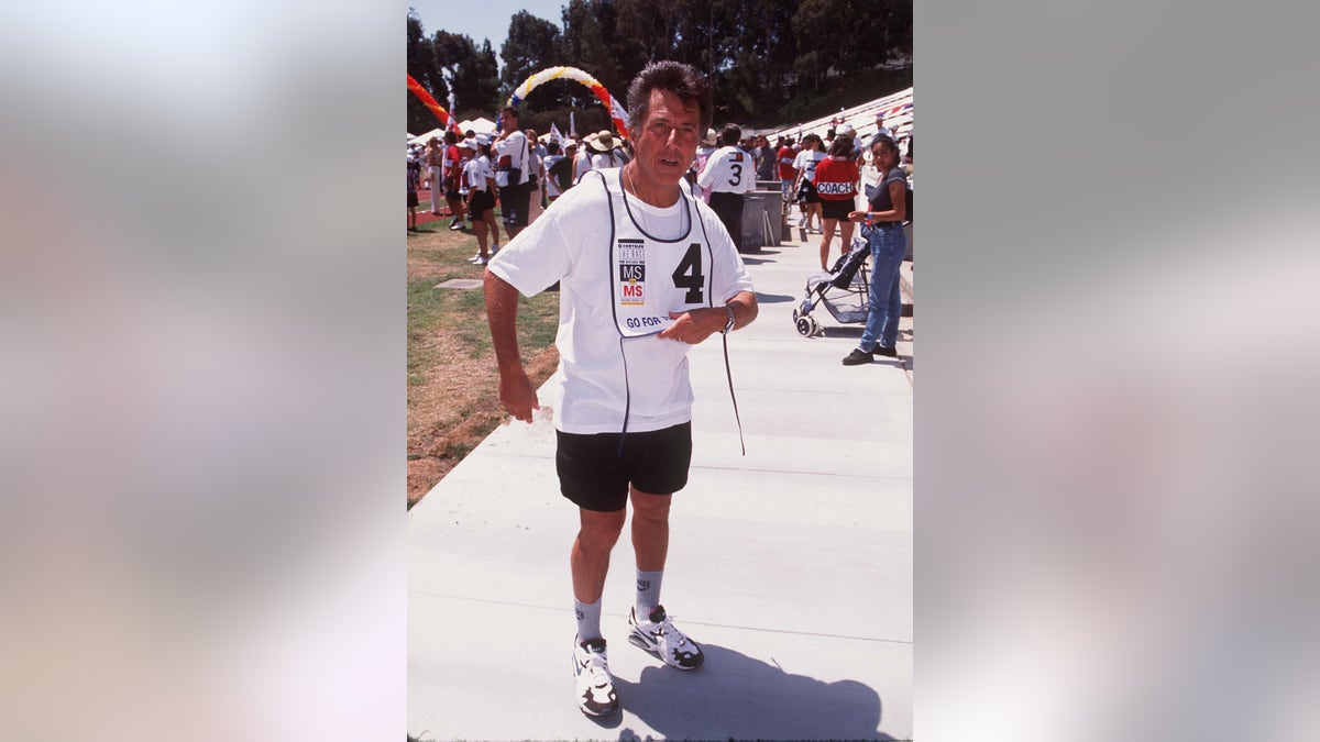 Dustin Hoffman at Race to Erase MS event in 1996