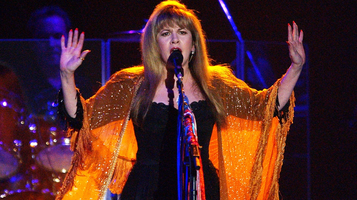 Stevie Nicks performing at The Concerts for Artist's Rights