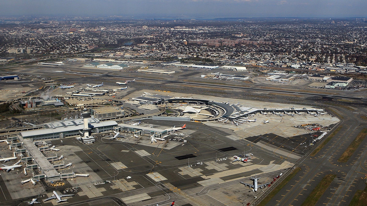 A photo of the airport