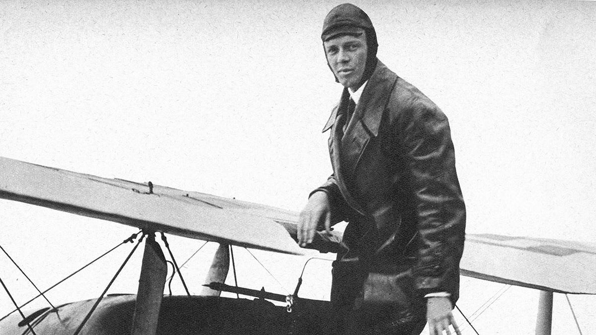 Charles Lindbergh. Plane