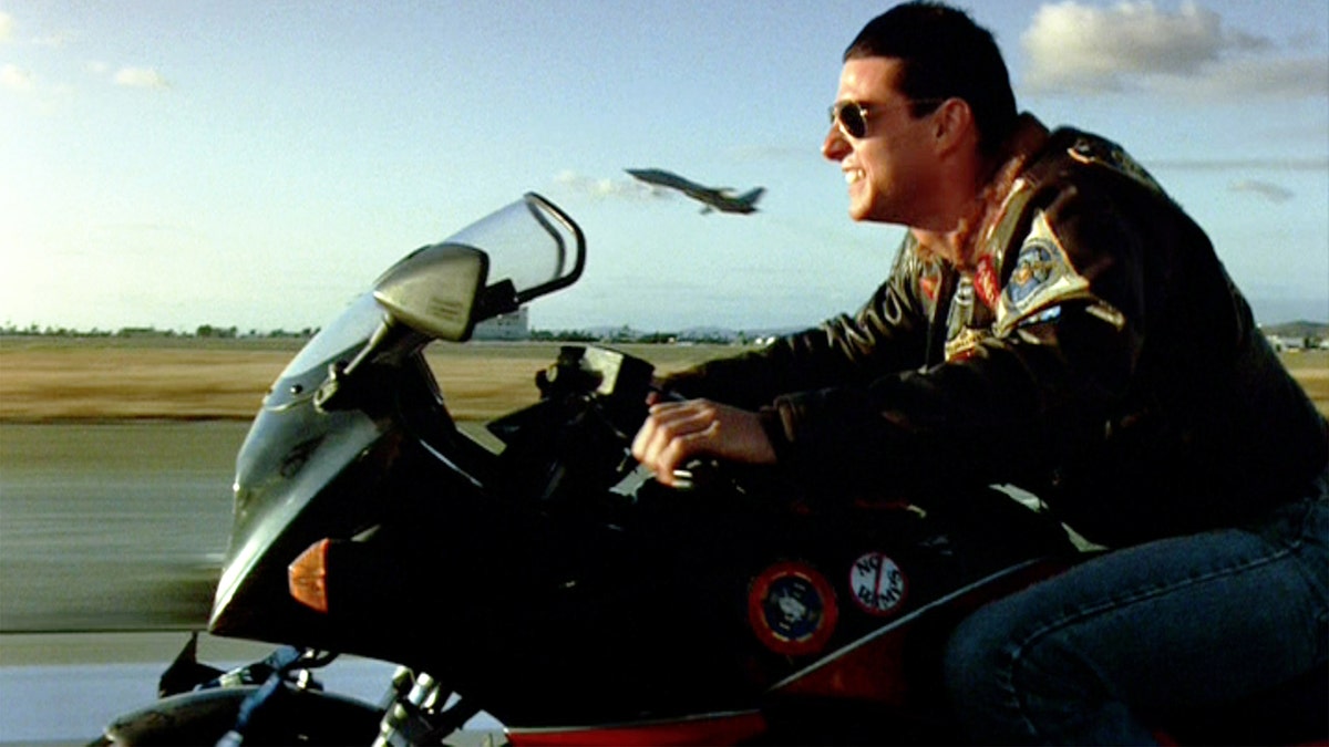 Tom Cruise in "Top Gun" movie