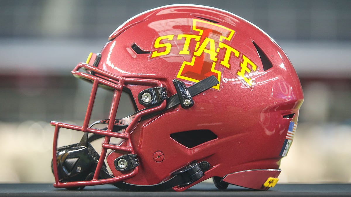 Iowa State football helmet