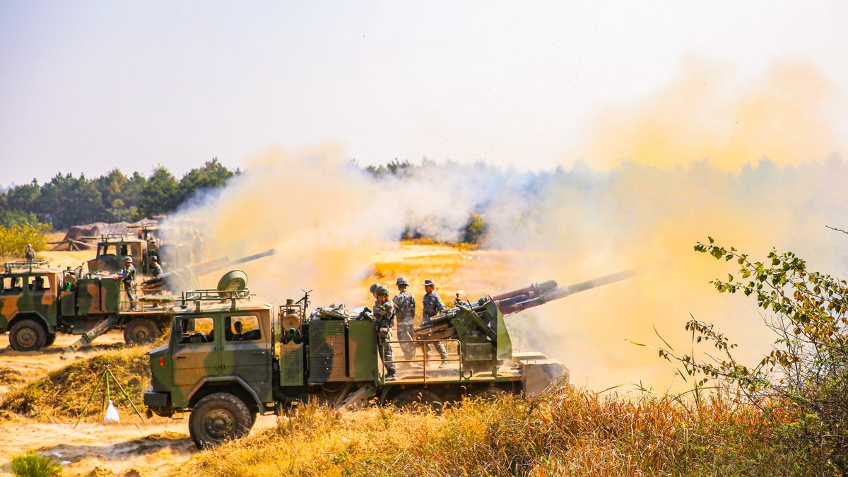 China military tanks