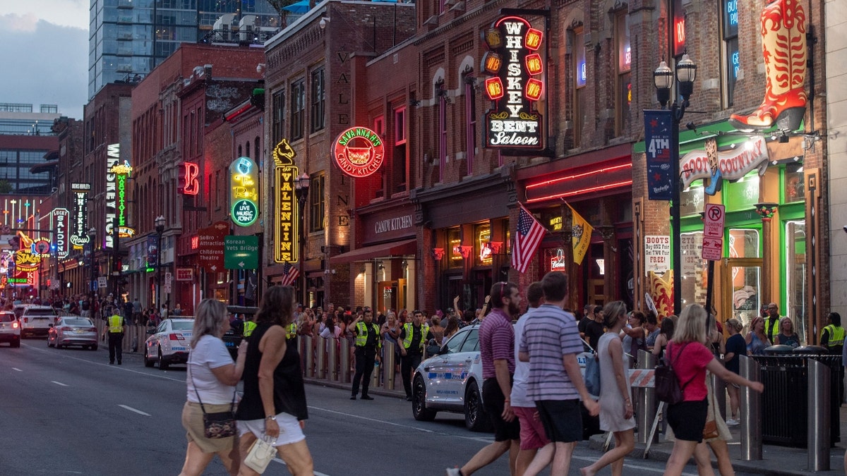 Broadway St. in Nashville